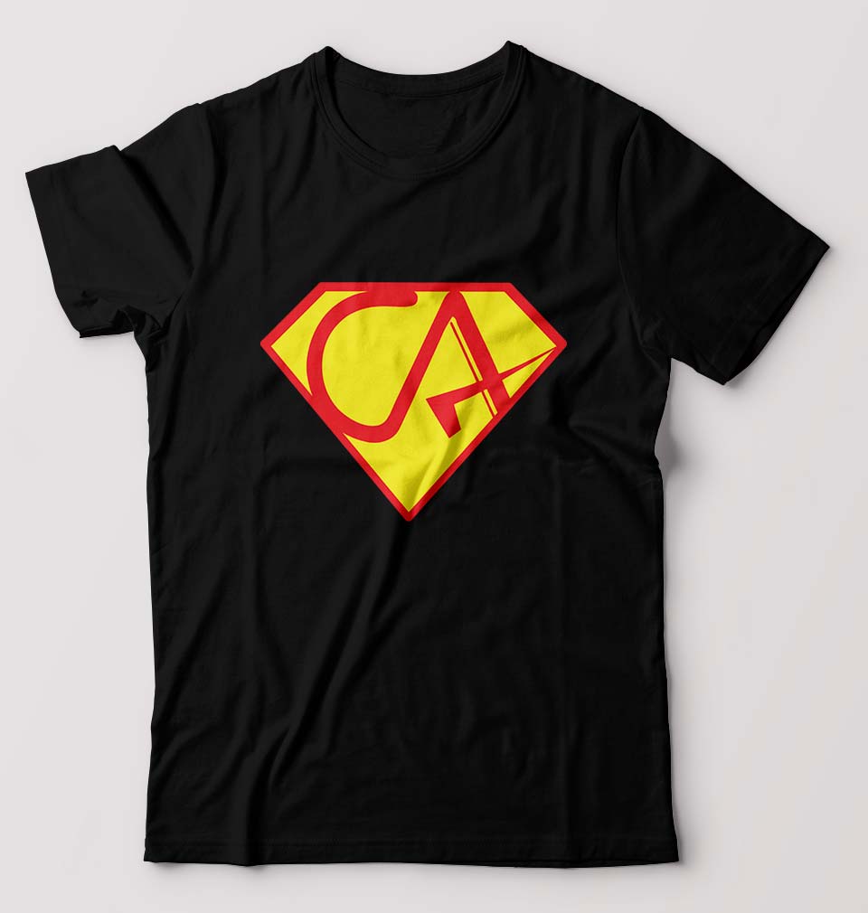 Chartered Accountants(CA) T-Shirt for Men-Black-Ektarfa.online
