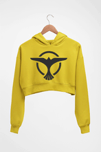 Load image into Gallery viewer, Tiesto Crop HOODIE FOR WOMEN-Mustard Yellow-Ektarfa.online
