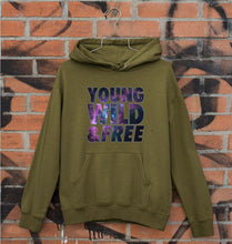 Load image into Gallery viewer, Young Wild Free Unisex Hoodie for Men/Women-Olive Green-Ektarfa.online
