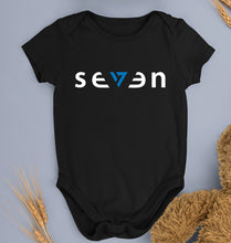 Load image into Gallery viewer, Seven MS Dhoni Kids Romper For Baby Boy/Girl-Black-Ektarfa.online
