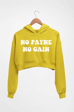 Load image into Gallery viewer, Liam Payne Crop HOODIE FOR WOMEN-Mustard Yellow-Ektarfa.online
