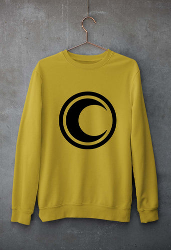 Moon Knight Unisex Sweatshirt for Men/Women-Mustard Yellow-Ektarfa.online