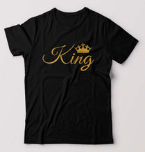 Load image into Gallery viewer, King T-Shirt for Men-Black-Ektarfa.online
