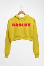 Load image into Gallery viewer, Roblox Crop HOODIE FOR WOMEN-Mustard Yellow-Ektarfa.online
