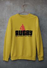 Load image into Gallery viewer, Rugby Unisex Sweatshirt for Men/Women-Mustard yellow-Ektarfa.online
