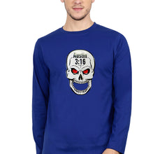 Load image into Gallery viewer, Stone Cold Steve Austin (WWE) Full Sleeves T-Shirt for Men-Royal Blue-Ektarfa.online
