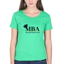 Load image into Gallery viewer, MBA T-Shirt for Women-Flag Green-Ektarfa.online
