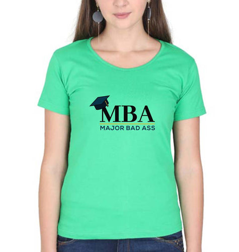 MBA T-Shirt for Women-Flag Green-Ektarfa.online