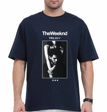 Load image into Gallery viewer, The Weeknd Trilogy Oversized T-Shirt for Men-Navy Blue-Ektarfa.online

