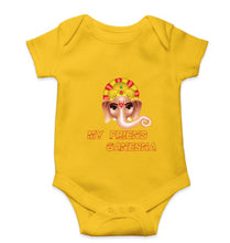 Load image into Gallery viewer, Ganpati JI(Ganesh) Kids Romper For Baby Boy/Girl-0-5 Months(18 Inches)-Yellow-Ektarfa.online
