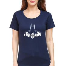 Load image into Gallery viewer, Batman Superhero T-Shirt for Women-Navy Blue-Ektarfa.online
