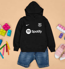 Load image into Gallery viewer, Barcelona 2022-23 Kids Hoodie for Boy/Girl-Black-Ektarfa.online
