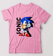 Load image into Gallery viewer, Sonic T-Shirt for Men-Light Baby Pink-Ektarfa.online
