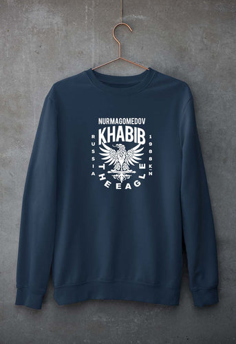 Khabib The Eagle Nurmagomedov Unisex Sweatshirt for Men/Women-Navy Blue-Ektarfa.online