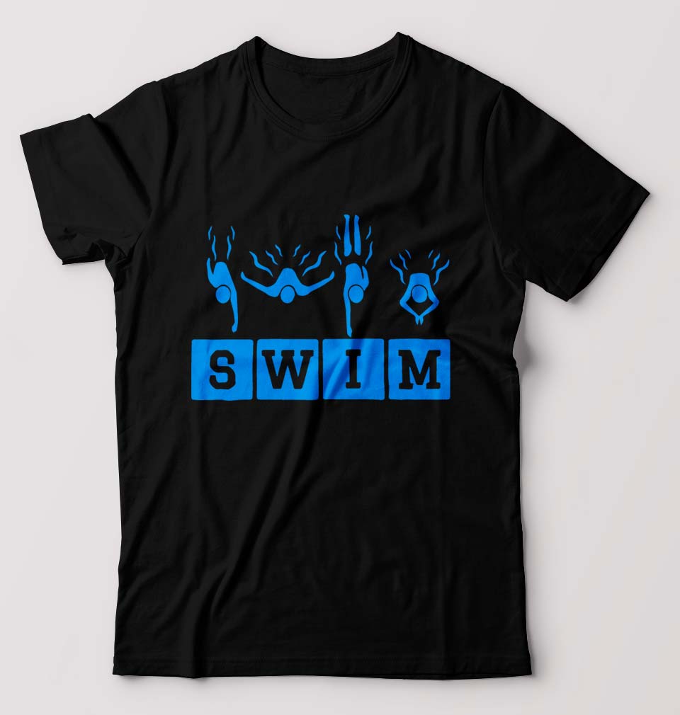 Swim T-Shirt for Men-Black-Ektarfa.online