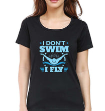 Load image into Gallery viewer, Swim T-Shirt for Women-Navy Blue-Ektarfa.online
