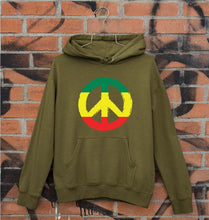 Load image into Gallery viewer, Bob Marley Peace Unisex Hoodie for Men/Women-Olive Green-Ektarfa.online
