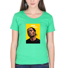 Load image into Gallery viewer, Asap Rocky T-Shirt for Women-Flag Green-Ektarfa.online
