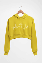 Load image into Gallery viewer, Runner Running Crop HOODIE FOR WOMEN-Mustard Yellow-Ektarfa.online
