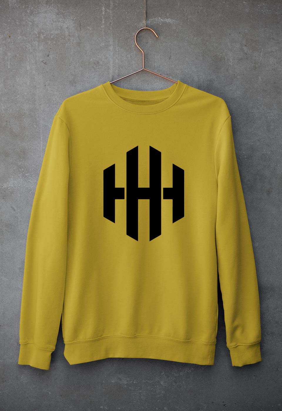 Triple H WWE Unisex Sweatshirt for Men/Women-Mustard Yellow-Ektarfa.online