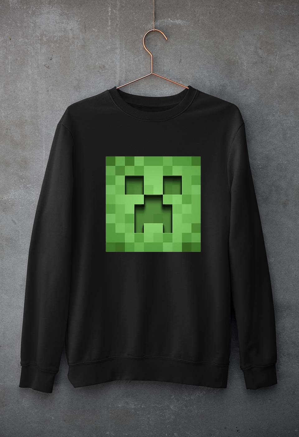 Minecraft Unisex Sweatshirt for Men/Women-Black-Ektarfa.online
