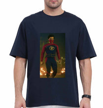 Load image into Gallery viewer, Minnal Murali Oversized T-Shirt for Men-Navy Blue-Ektarfa.online
