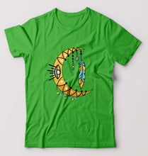 Load image into Gallery viewer, Dream Catcher Moon T-Shirt for Men-flag green-Ektarfa.online
