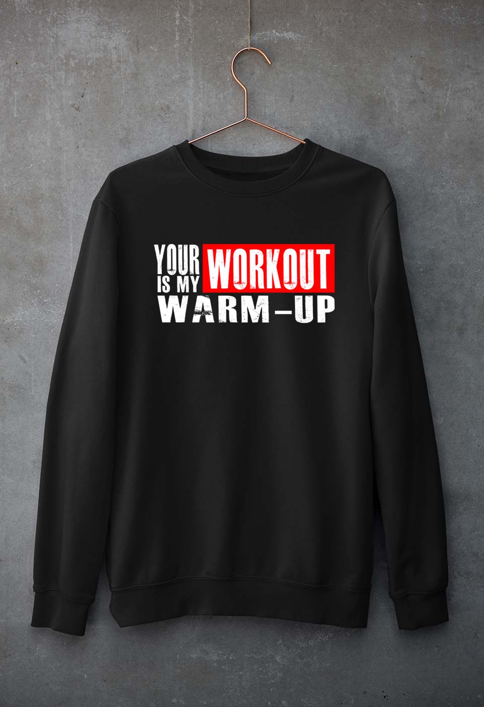 Gym Unisex Sweatshirt for Men/Women-Black-Ektarfa.online