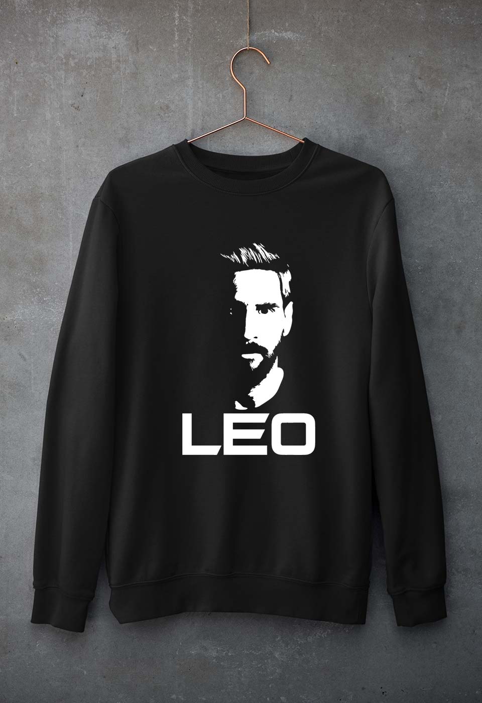 Lionel Messi Unisex Sweatshirt for Men/Women-Black-Ektarfa.online