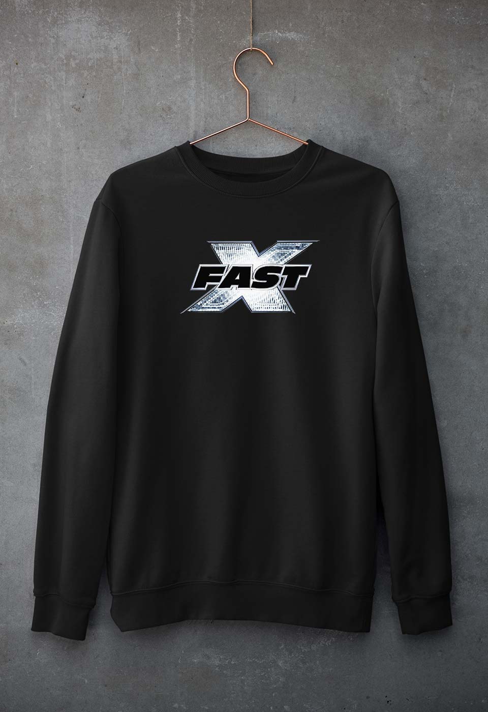 Fast X Unisex Sweatshirt for Men/Women-Black-Ektarfa.online