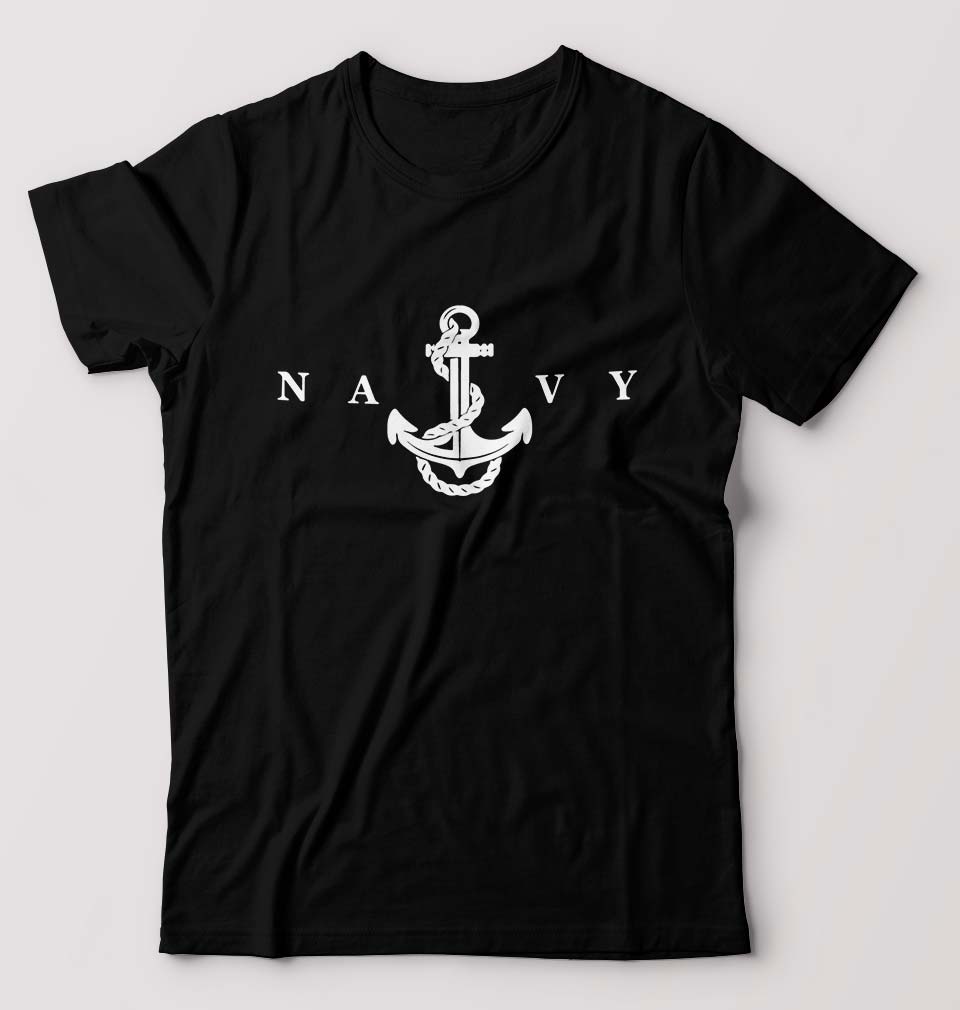 NAvy Army T-Shirt for Men-Black-Ektarfa.online