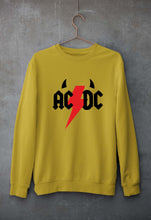 Load image into Gallery viewer, ACDC Unisex Sweatshirt for Men/Women-Mustard Yellow-Ektarfa.online
