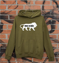 Load image into Gallery viewer, Make in India Unisex Hoodie for Men/Women-Olive Green-Ektarfa.online
