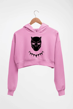 Load image into Gallery viewer, Black Panther Superhero Crop HOODIE FOR WOMEN-Light Baby Pink-Ektarfa.online
