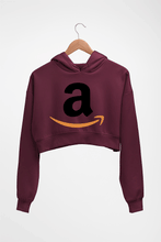 Load image into Gallery viewer, Amazon Crop HOODIE FOR WOMEN-Maroon-Ektarfa.online
