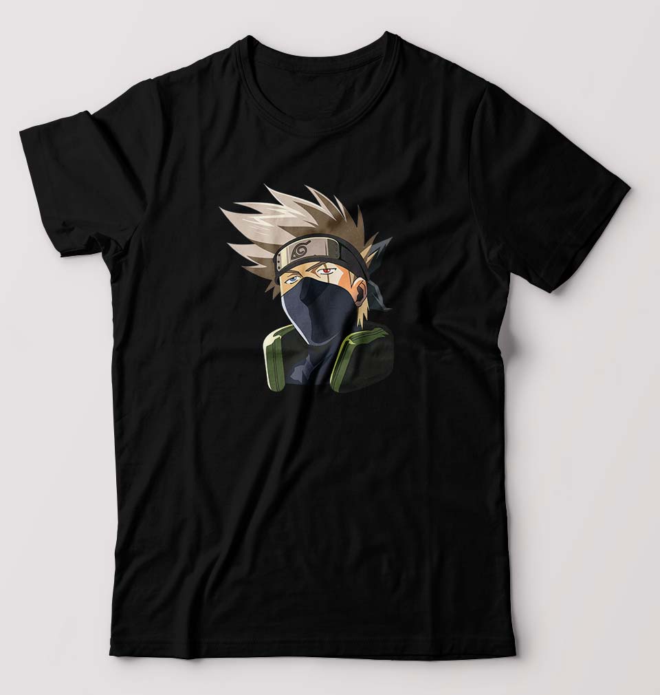 Hatake Kakashi T-Shirt for Men-Black-Ektarfa.online