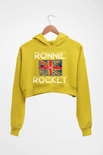 Load image into Gallery viewer, Ronnie O&#39;Sullivan Snooker Crop HOODIE FOR WOMEN-Mustard Yellow-Ektarfa.online
