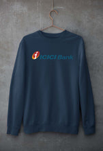Load image into Gallery viewer, ICICI Bank Unisex Sweatshirt for Men/Women-Navy Blue-Ektarfa.online
