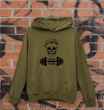 Load image into Gallery viewer, Gym Train Hard Unisex Hoodie for Men/Women-Olive Green-Ektarfa.online
