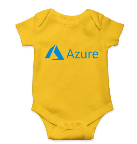 Azure Kids Romper For Baby Boy/Girl-Yellow-Ektarfa.online