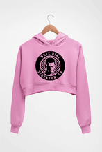 Load image into Gallery viewer, Nate Diaz UFC Crop HOODIE FOR WOMEN-Light Baby Pink-Ektarfa.online
