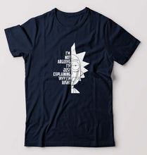 Load image into Gallery viewer, Rick and Morty T-Shirt for Men-Navy Blue-Ektarfa.online

