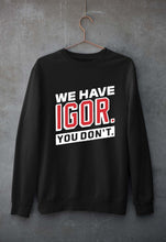 Load image into Gallery viewer, Igor Unisex Sweatshirt for Men/Women-Black-Ektarfa.online
