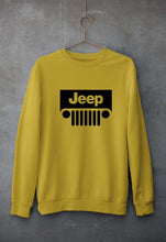 Load image into Gallery viewer, Jeep Unisex Sweatshirt for Men/Women-S(40 Inches)-Mustard Yellow-Ektarfa.online
