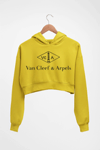 Load image into Gallery viewer, Van Cleef &amp; Arpels Crop HOODIE FOR WOMEN-Mustard Yellow-Ektarfa.online
