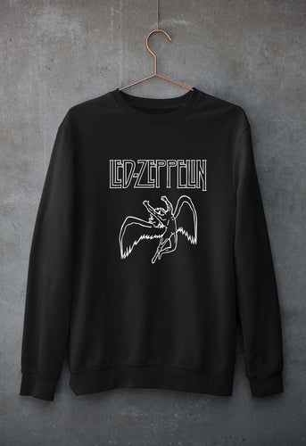 Led Zeppelin Unisex Sweatshirt for Men/Women-Black-Ektarfa.online