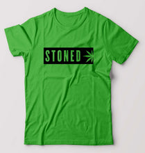 Load image into Gallery viewer, Stoned T-Shirt for Men-flag green-Ektarfa.online
