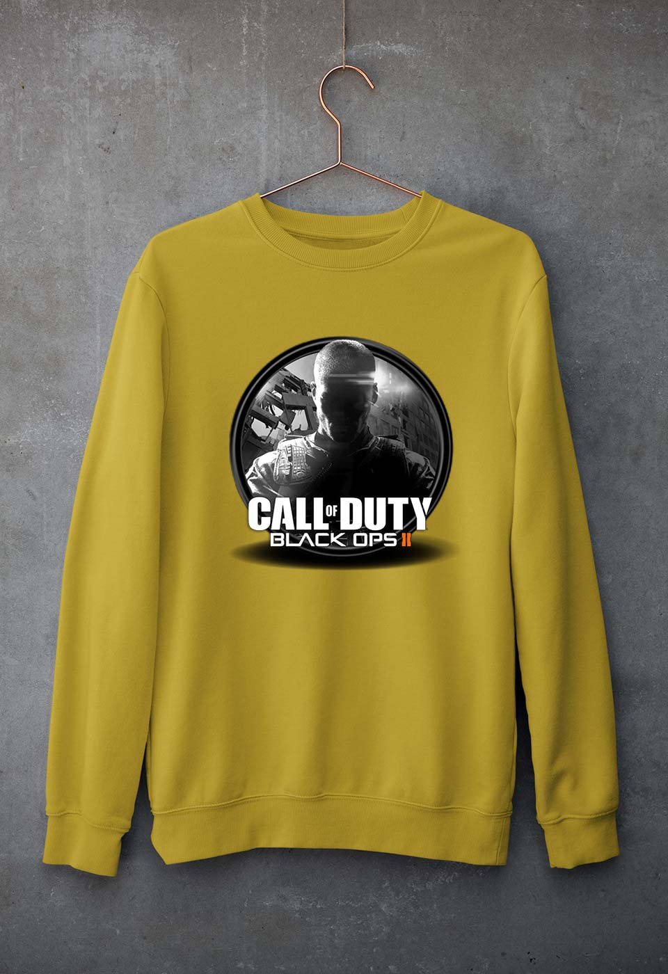 Call of Duty (COD) Unisex Sweatshirt for Men/Women-Mustard Yellow-Ektarfa.online