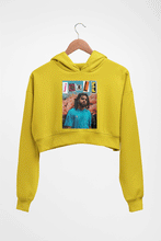 Load image into Gallery viewer, J. Cole Crop HOODIE FOR WOMEN-Mustard Yellow-Ektarfa.online
