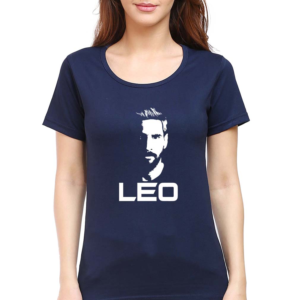 Lionel Messi T-Shirt for Women-Navy Blue-Ektarfa.online